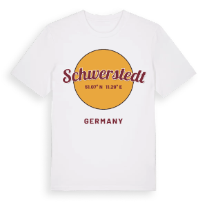 Schwerstedt cirkel t-shirt – ekologisk bomull t-shirt från Pinshirt