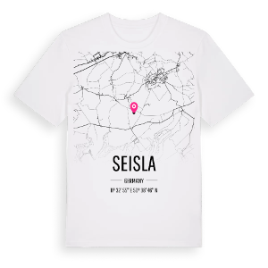 Seisla karta t-shirt – ekologisk bomull t-shirt från Pinshirt