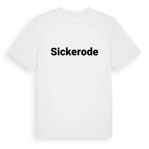Sickerode fetstil t-shirt – ekologisk bomull t-shirt från Pinshirt