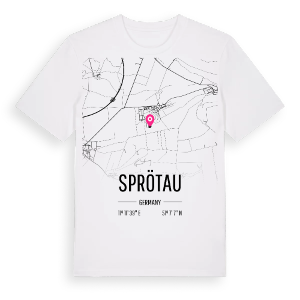 Sprötau karta t-shirt – ekologisk bomull t-shirt från Pinshirt