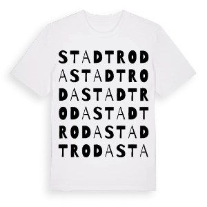 Stadtroda ordlek t-shirt – ekologisk bomull t-shirt från Pinshirt