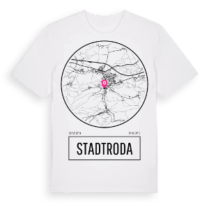 Stadtroda t-shirt – ekologisk bomull t-shirt från Pinshirt