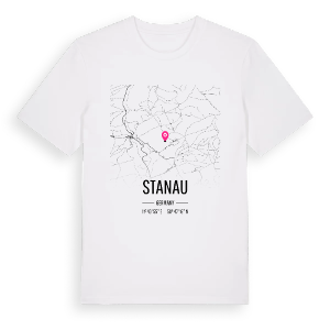 Stanau karta t-shirt – ekologisk bomull t-shirt från Pinshirt