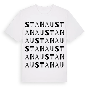 Stanau ordlek t-shirt – ekologisk bomull t-shirt från Pinshirt