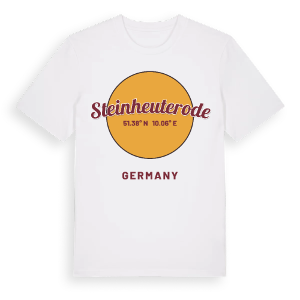 Steinheuterode cirkel t-shirt – ekologisk bomull t-shirt från Pinshirt