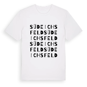 Südeichsfeld ordlek t-shirt – ekologisk bomull t-shirt från Pinshirt