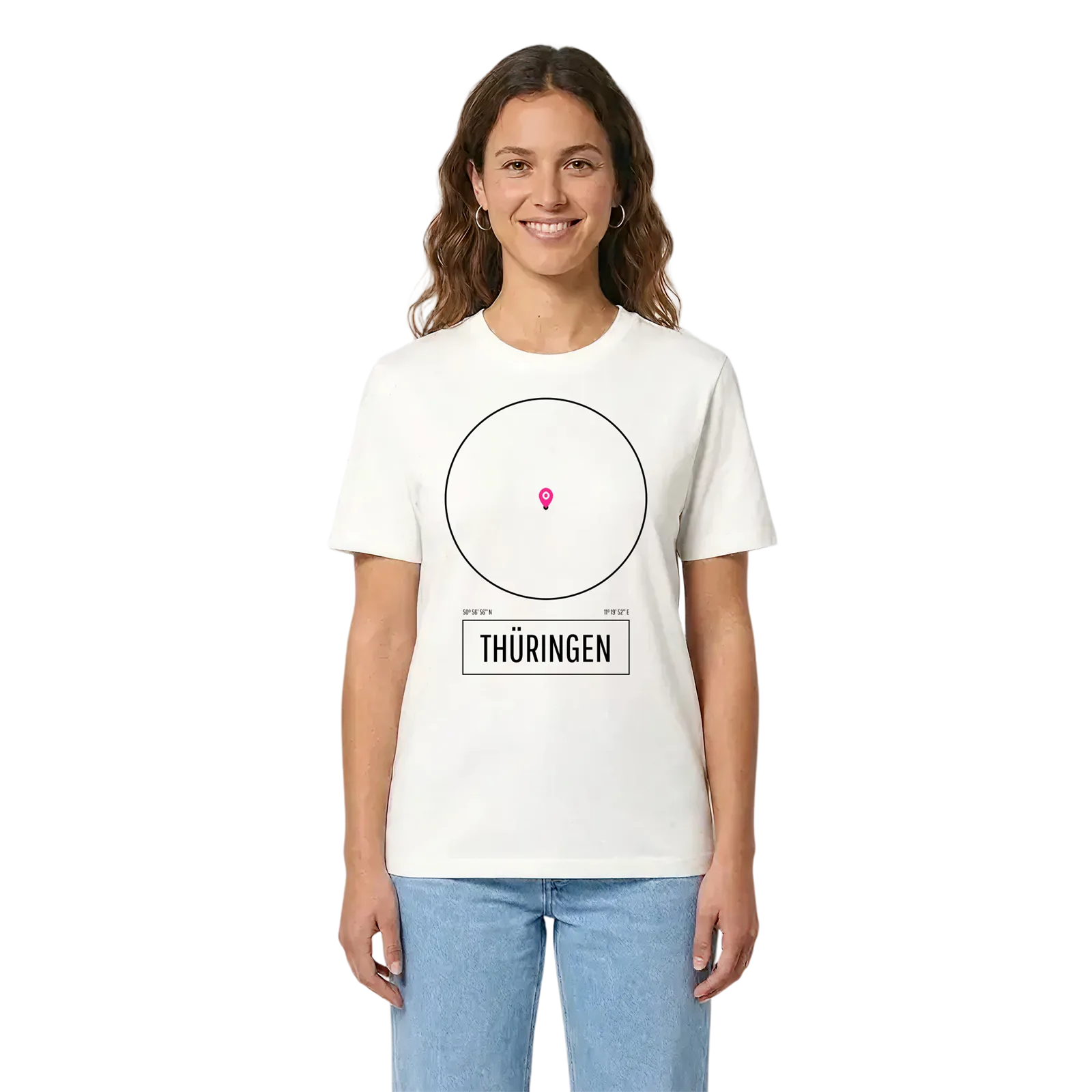 Thüringen t-shirt – White, i miljö