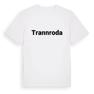 Trannroda fetstil t-shirt – ekologisk bomull t-shirt från Pinshirt