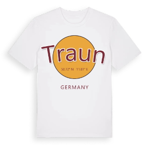 Traun cirkel t-shirt – ekologisk bomull t-shirt från Pinshirt