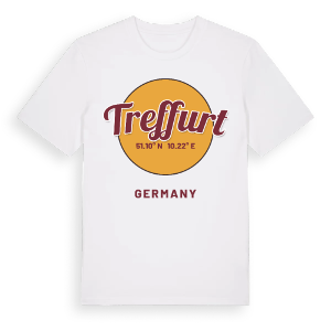 Treffurt cirkel t-shirt – ekologisk bomull t-shirt från Pinshirt