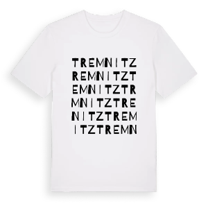Tremnitz ordlek t-shirt – ekologisk bomull t-shirt från Pinshirt