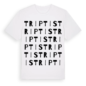 Triptis ordlek t-shirt – ekologisk bomull t-shirt från Pinshirt