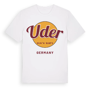 Uder cirkel t-shirt – ekologisk bomull t-shirt från Pinshirt