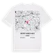 Unstrut-Hainich-Kreis karta t-shirt