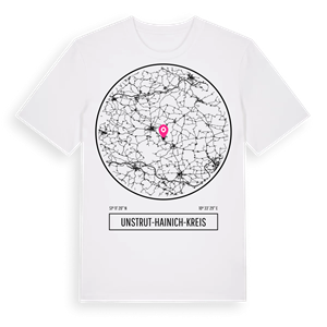 Unstrut-Hainich-Kreis t-shirt – ekologisk bomull t-shirt från Pinshirt