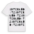 Unterköditz ordlek t-shirt