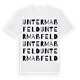 Untermaßfeld ordlek t-shirt