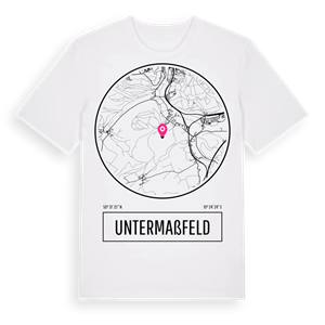 Untermaßfeld t-shirt – ekologisk bomull t-shirt från Pinshirt