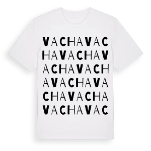 Vacha ordlek t-shirt – ekologisk bomull t-shirt från Pinshirt