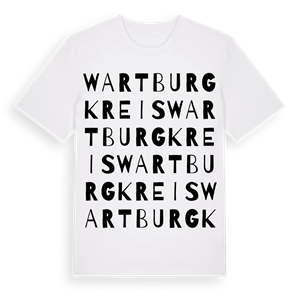 Wartburgkreis ordlek t-shirt – ekologisk bomull t-shirt från Pinshirt