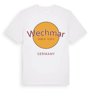 Wechmar cirkel t-shirt – ekologisk bomull t-shirt från Pinshirt