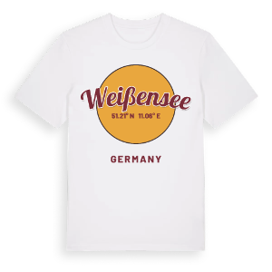Weißensee cirkel t-shirt – ekologisk bomull t-shirt från Pinshirt
