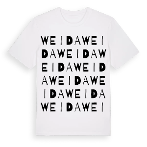 Weida ordlek t-shirt – ekologisk bomull t-shirt från Pinshirt