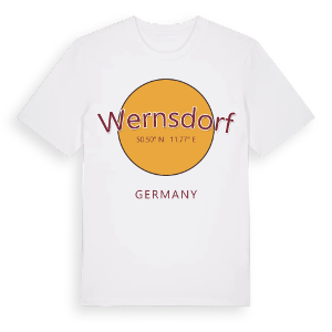 Wernsdorf cirkel t-shirt – ekologisk bomull t-shirt från Pinshirt