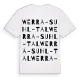 Werra-Suhl-Tal ordlek t-shirt