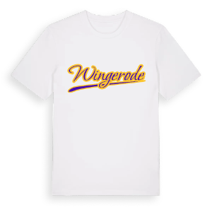 Wingerode baseball t-shirt – ekologisk bomull t-shirt från Pinshirt