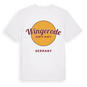 Wingerode cirkel t-shirt – ekologisk bomull t-shirt från Pinshirt