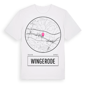 Wingerode t-shirt – ekologisk bomull t-shirt från Pinshirt