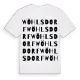 Wöhlsdorf ordlek t-shirt