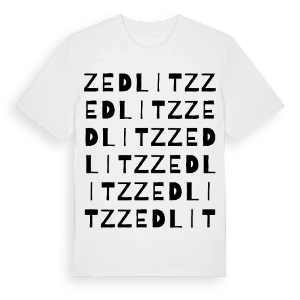 Zedlitz ordlek t-shirt – ekologisk bomull t-shirt från Pinshirt