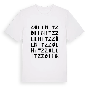 Zöllnitz ordlek t-shirt – ekologisk bomull t-shirt från Pinshirt