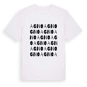 Agno ordlek t-shirt – ekologisk bomull t-shirt från Pinshirt