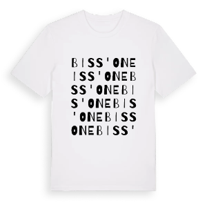 Biss'one ordlek t-shirt – ekologisk bomull t-shirt från Pinshirt