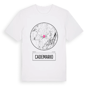 Cademario t-shirt – ekologisk bomull t-shirt från Pinshirt