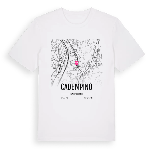 Cadempino karta t-shirt – ekologisk bomull t-shirt från Pinshirt