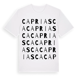 Capriasca ordlek t-shirt – ekologisk bomull t-shirt från Pinshirt