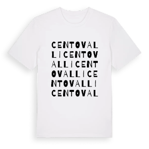 Centovalli ordlek t-shirt – ekologisk bomull t-shirt från Pinshirt