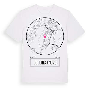 Collina d'Oro t-shirt – ekologisk bomull t-shirt från Pinshirt