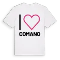 Jag älskar Comano t-shirt stort tryck