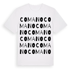 Comano ordlek t-shirt – ekologisk bomull t-shirt från Pinshirt