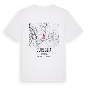 Cureglia karta t-shirt – ekologisk bomull t-shirt från Pinshirt