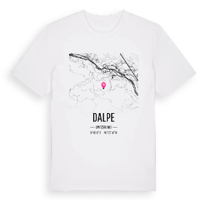 Dalpe karta t-shirt – ekologisk bomull t-shirt från Pinshirt