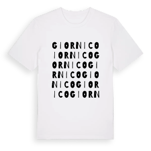 Giornico ordlek t-shirt – ekologisk bomull t-shirt från Pinshirt