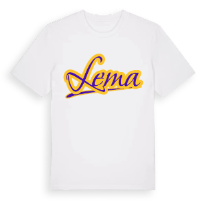 Lema baseball t-shirt – ekologisk bomull t-shirt från Pinshirt