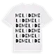 Melide ordlek t-shirt