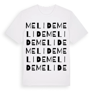 Melide ordlek t-shirt – ekologisk bomull t-shirt från Pinshirt